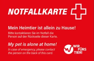 Notfallkarte für Heimtiere