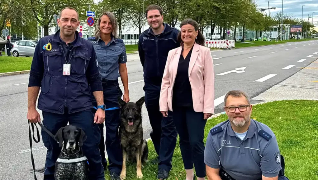 Neue Zollspürhunde am Münchner Flughafen